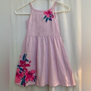 Jumping Beans Pink Floral Girls Summer Dress Size 6